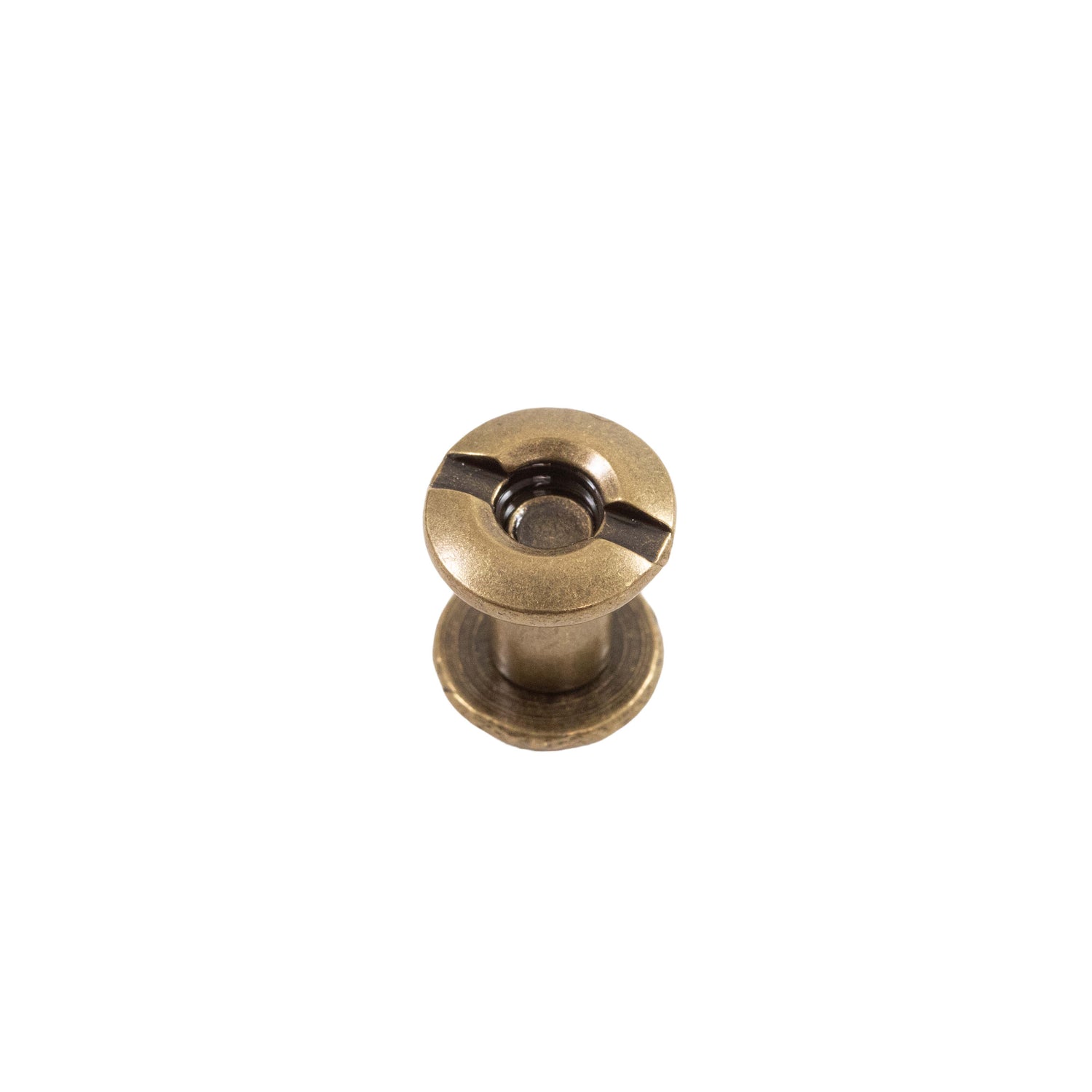 Kydex Mounting Screw, 8mm Antique Brass