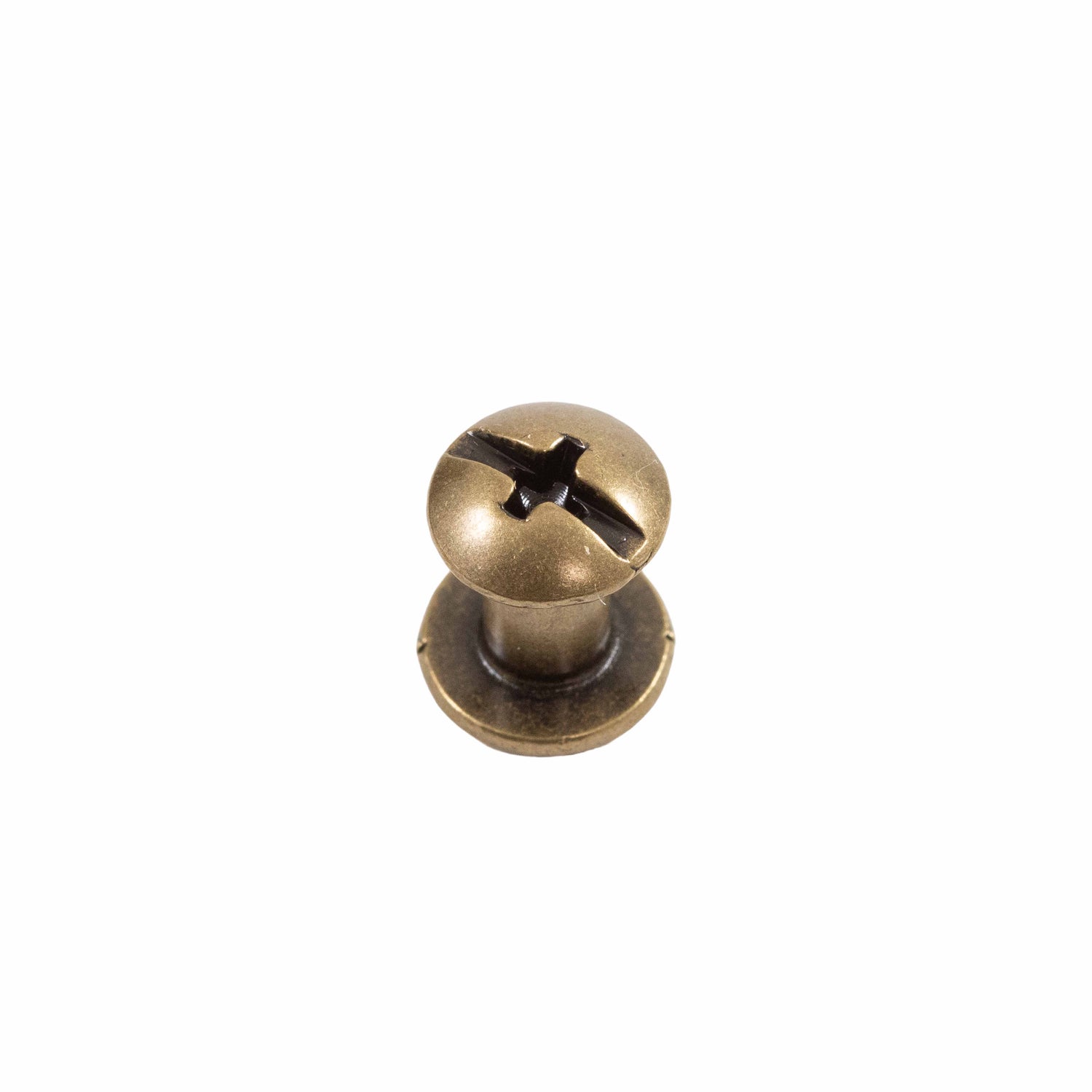 Kydex Mounting Screw, 8mm Antique Brass