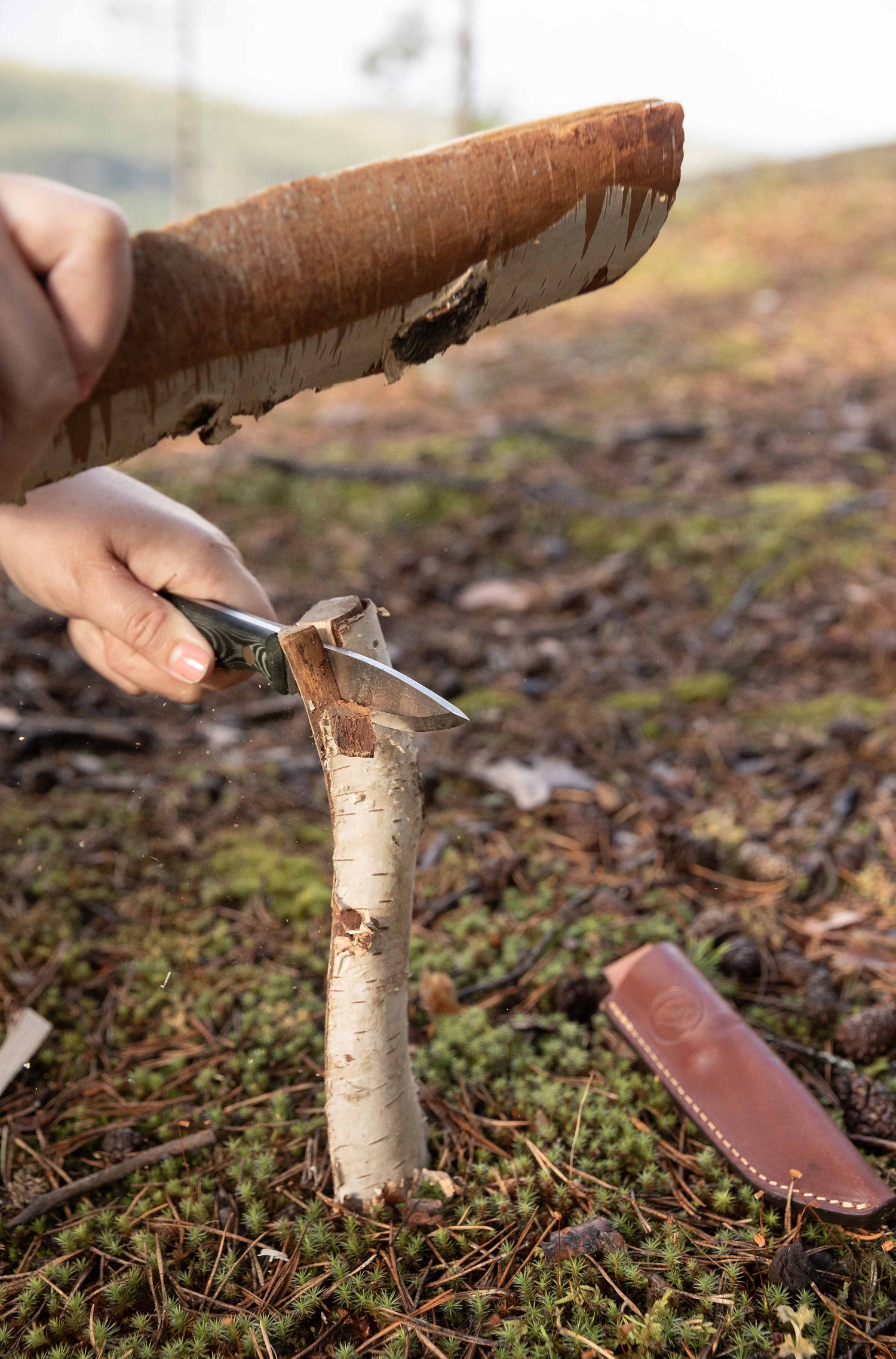 No.8 SFK, Green micarta