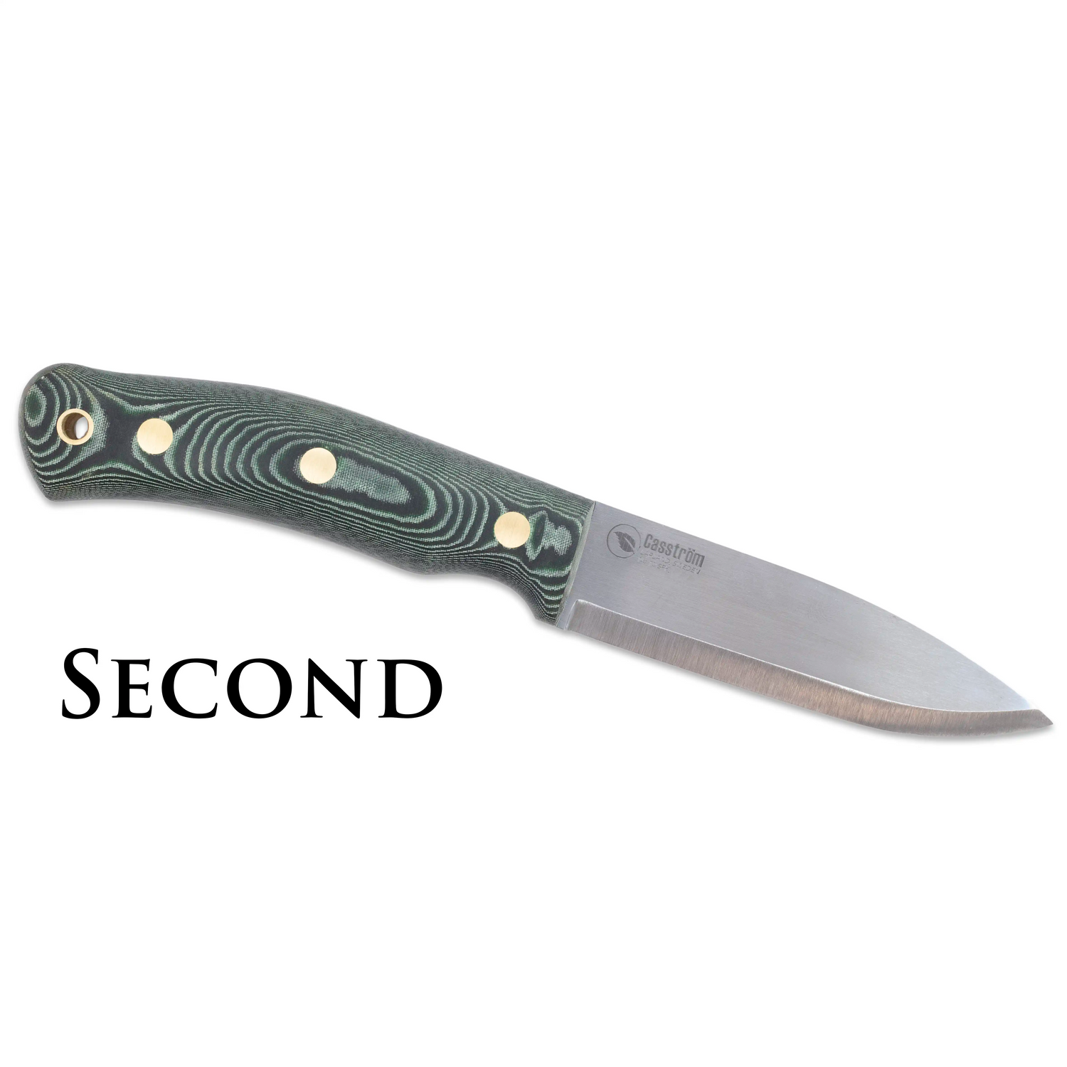 No.10 SFK Rostfritt/ Sc/ Micarta, 2:a Sort