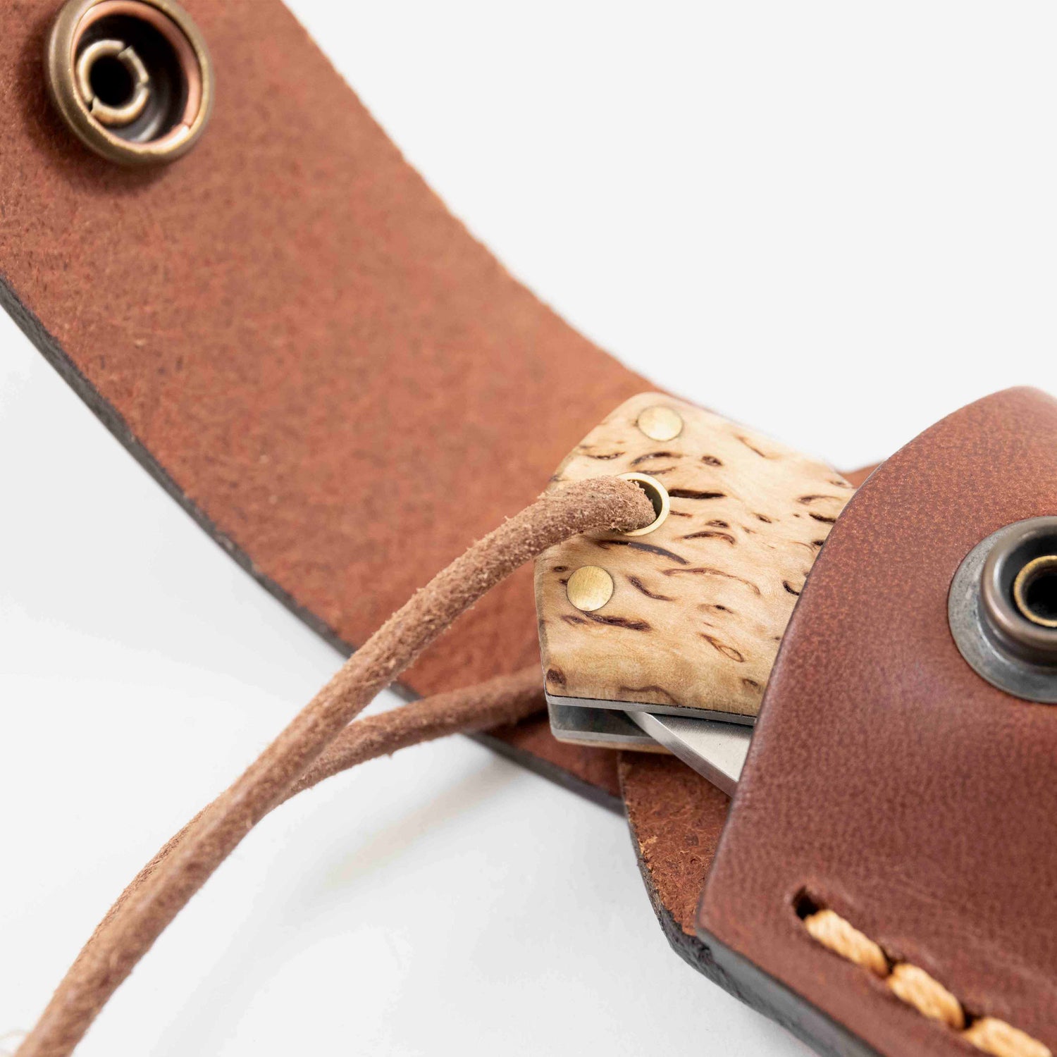 Lars Fält Folding Knife Pouch - Cognac