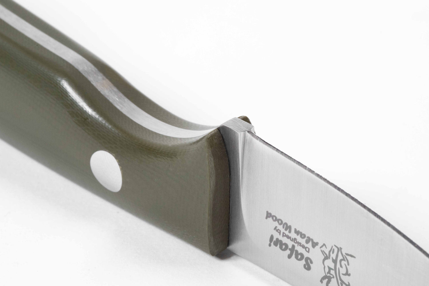 Safari Mini Hunter, Olivgrön G10, Kydex