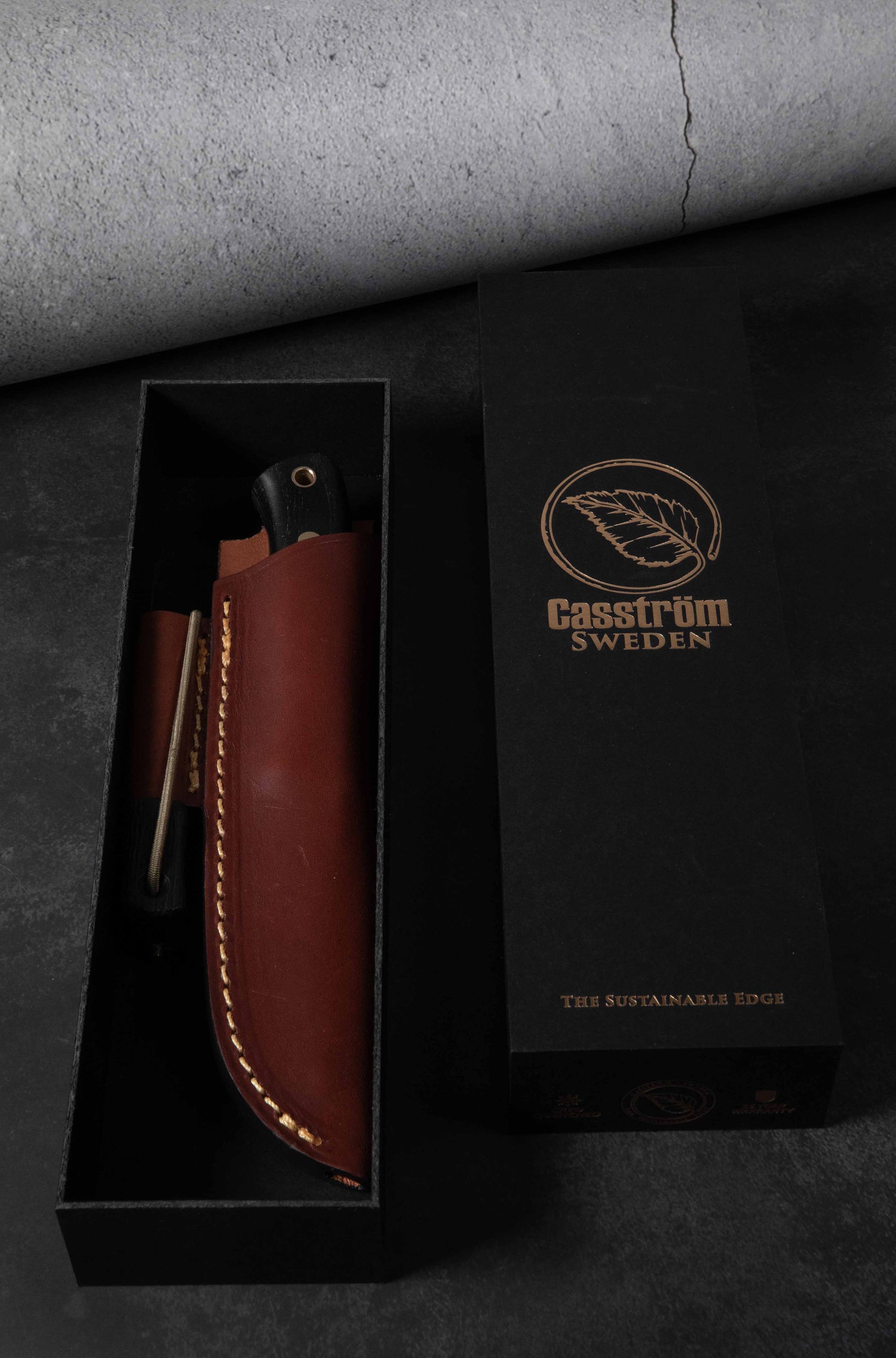 Woodsman, Bog Oak with Fire Striker