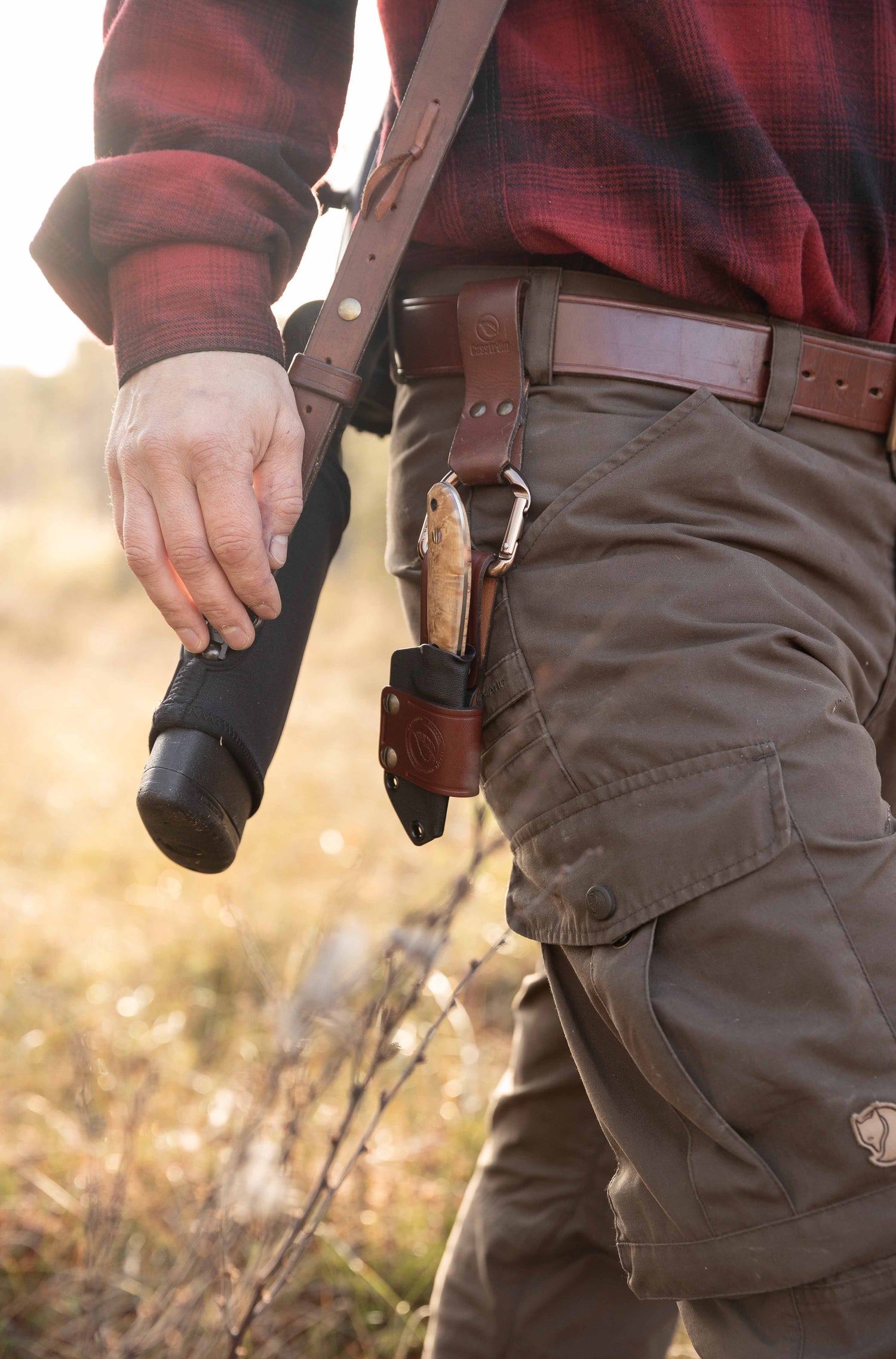 Safari Mini Hunter, Stabiliserad Masurbjörk, Kydex