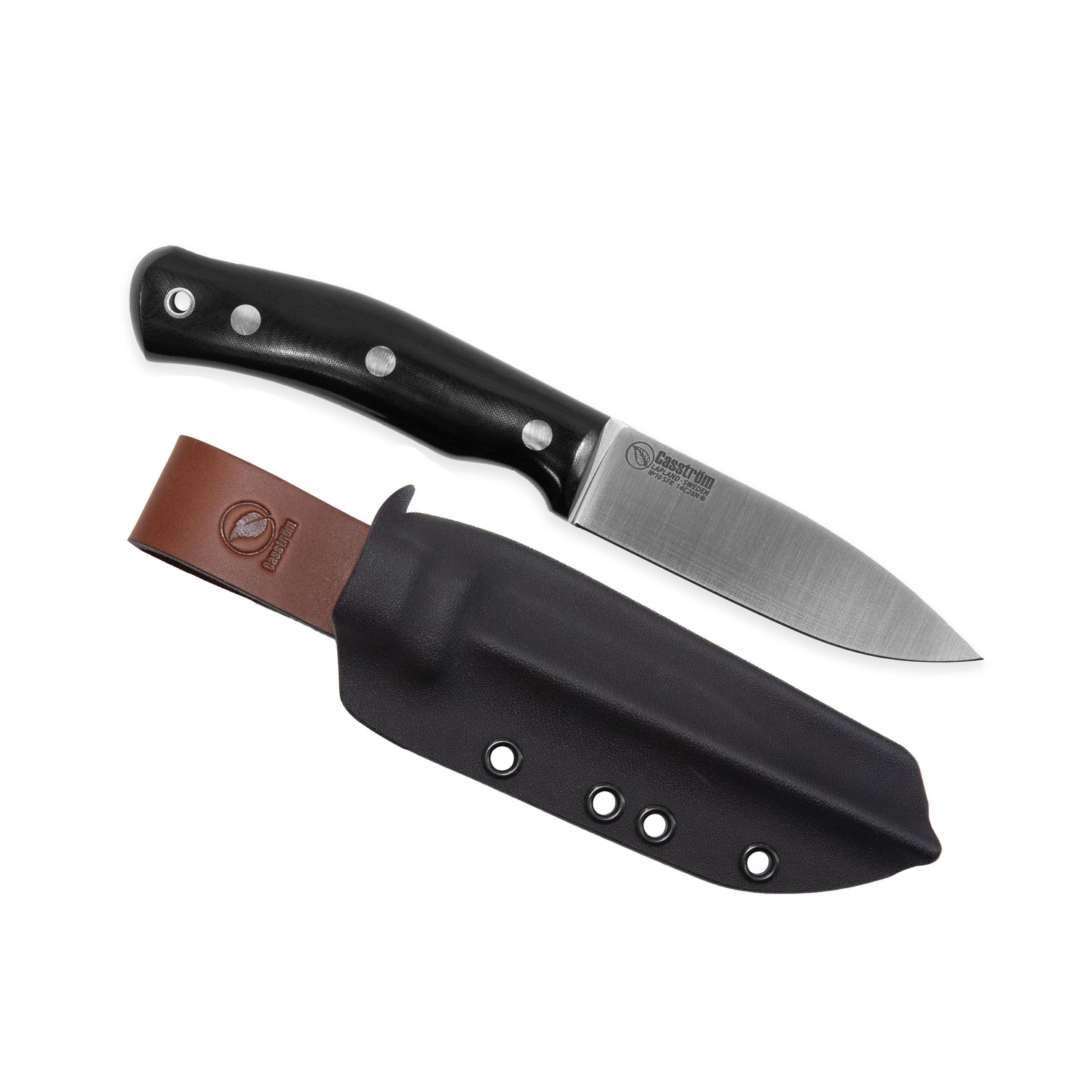 Nr.10 SFK, schwarzes Micarta, rostfrei, Kydex