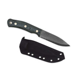 No.10 SFK, Green micarta, Tool steel, Kydex