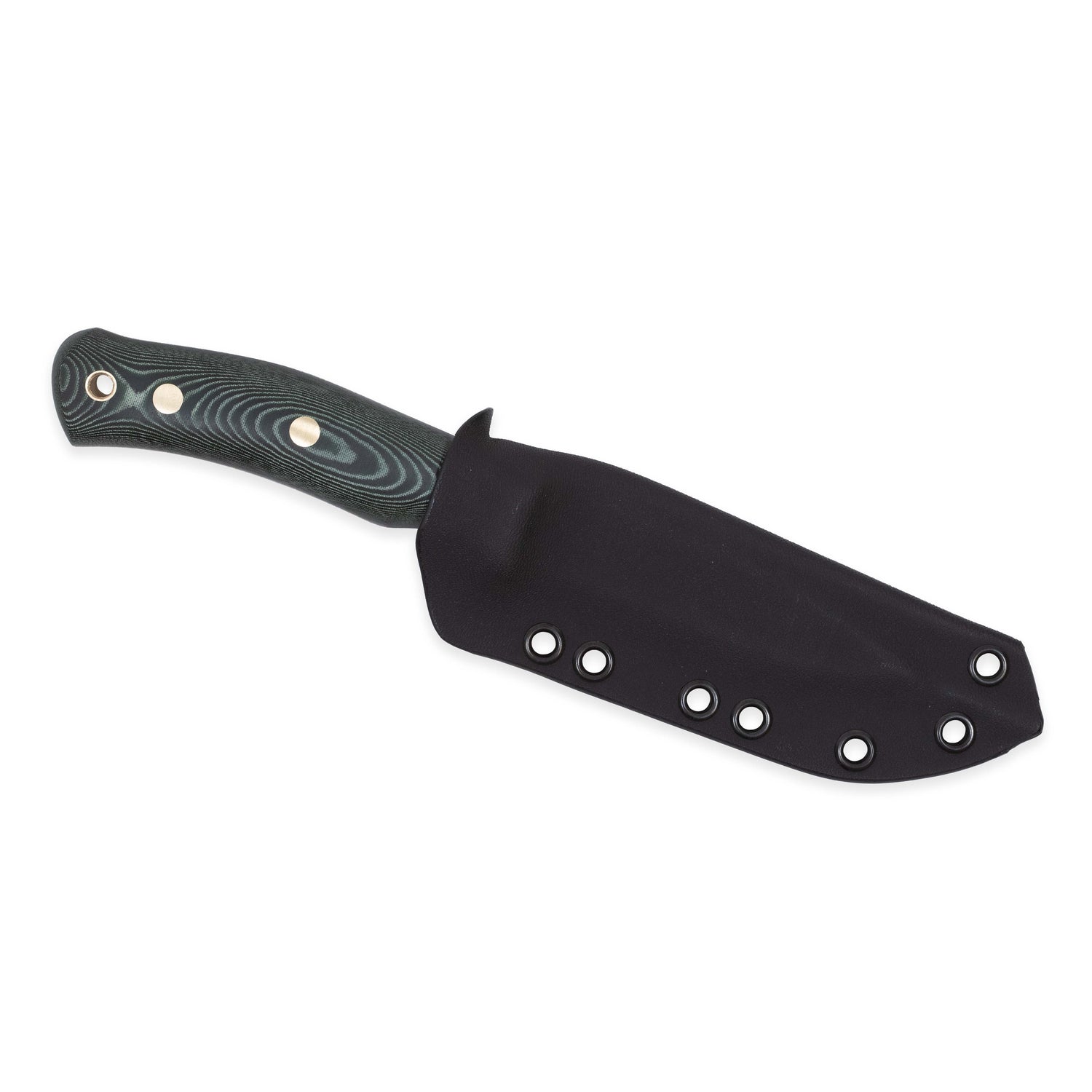 No.10 SFK, Green micarta, Tool steel, Kydex