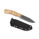 No.10 SFK, Curly Birch, Tool steel, Kydex