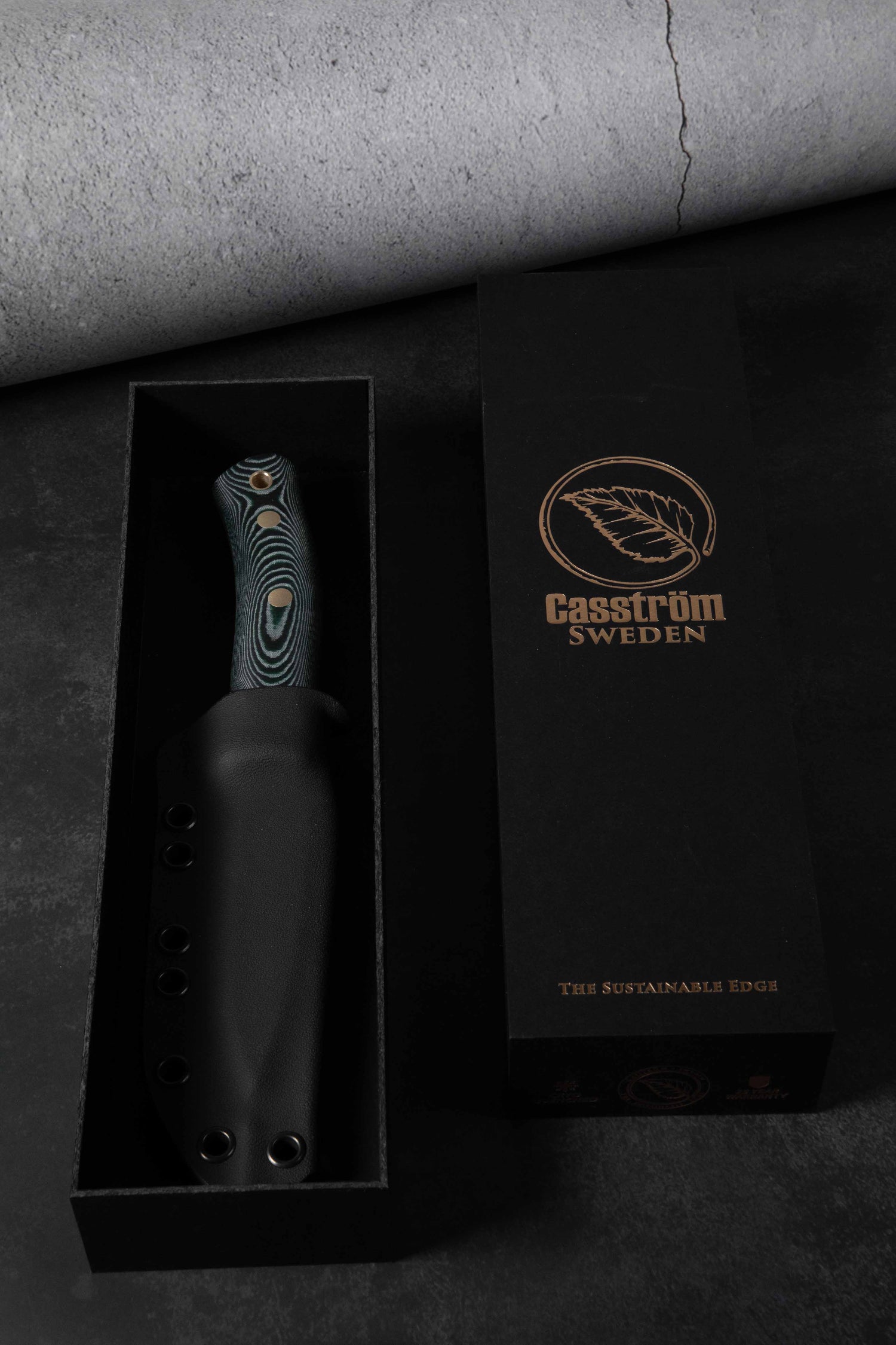 No.10 SFK, Green micarta, Stainless, Kydex