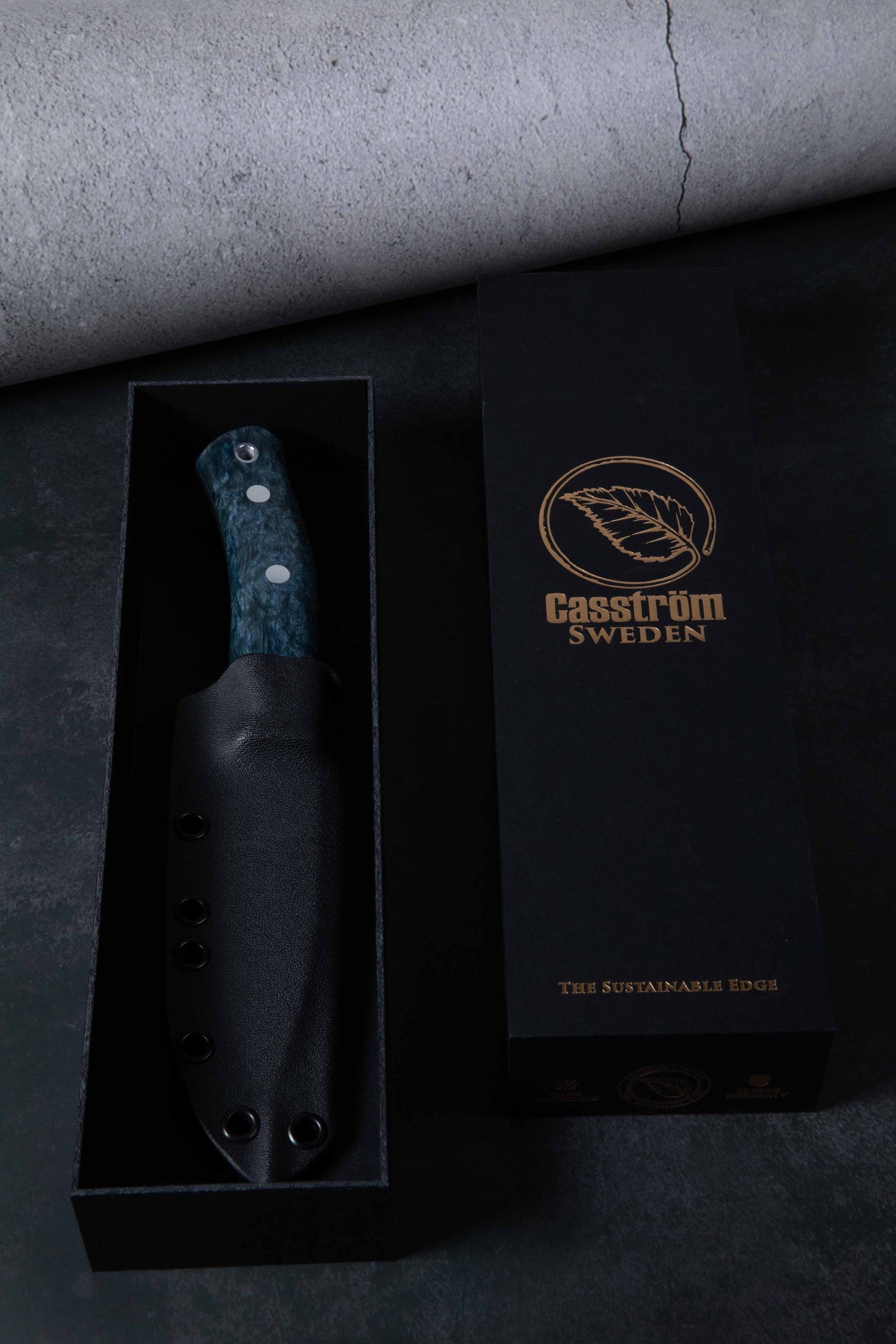 No.10 SFK, Stabilized Curly Birch