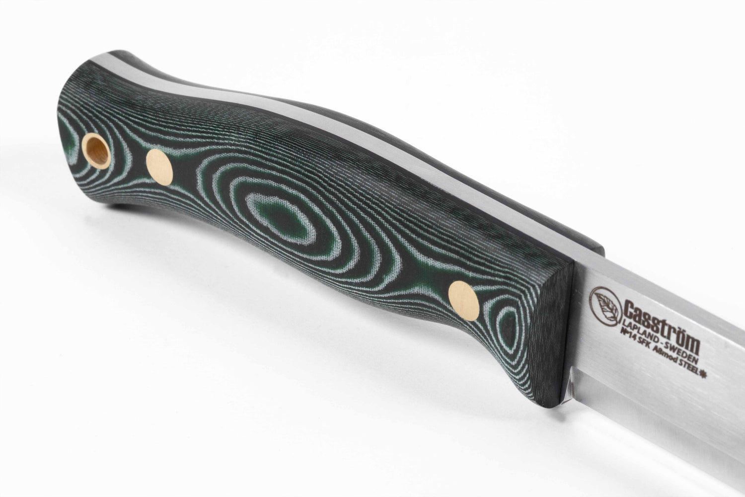 No.14 SFK, Green Micarta, with Fire Striker