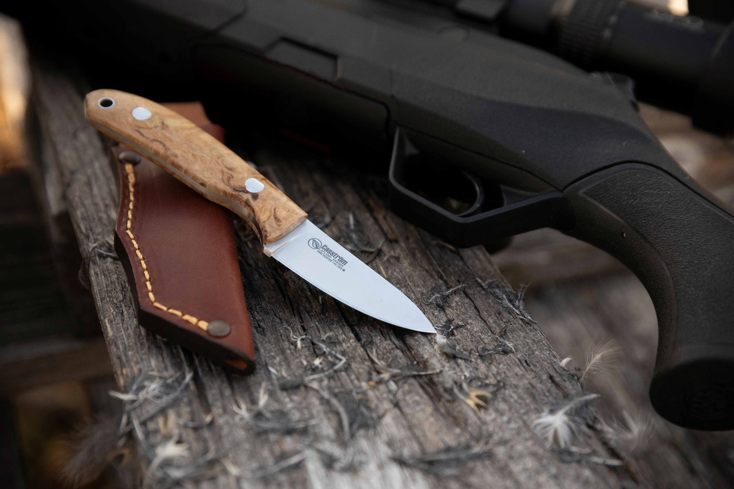 Safari Mini Hunter, Stabilized Curly Birch