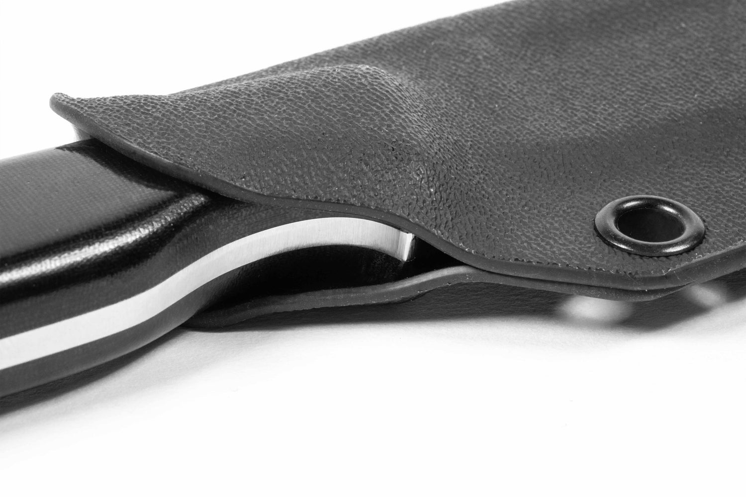 Swedish Field Dresser Jaktkniv, Svart micarta