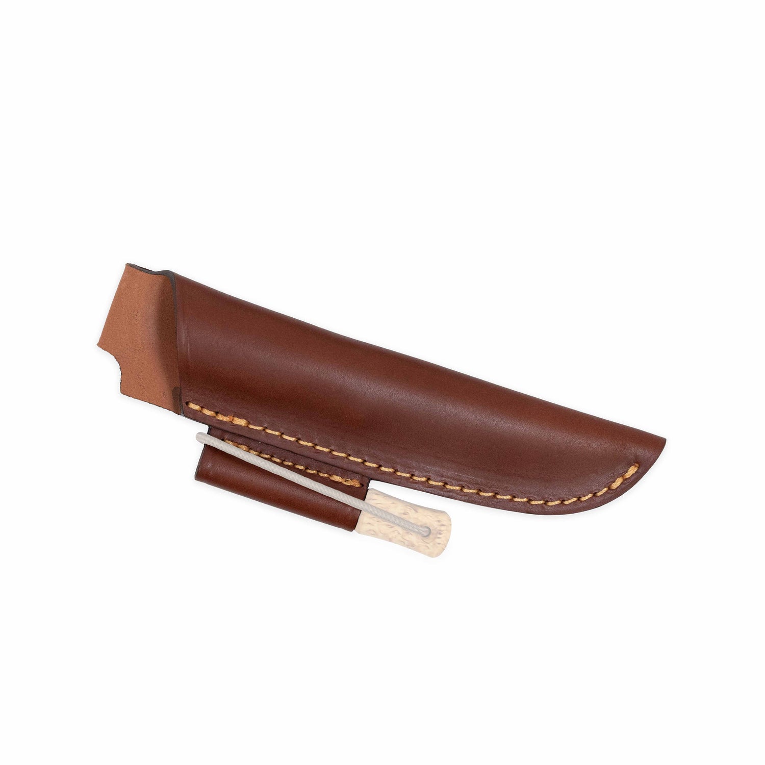Woodsman, Fodral, Cognac, med Tändstålshållare
