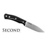 No.10 SFK Rostfritt/FullFlat/Svart Micarta, 2:a Sort