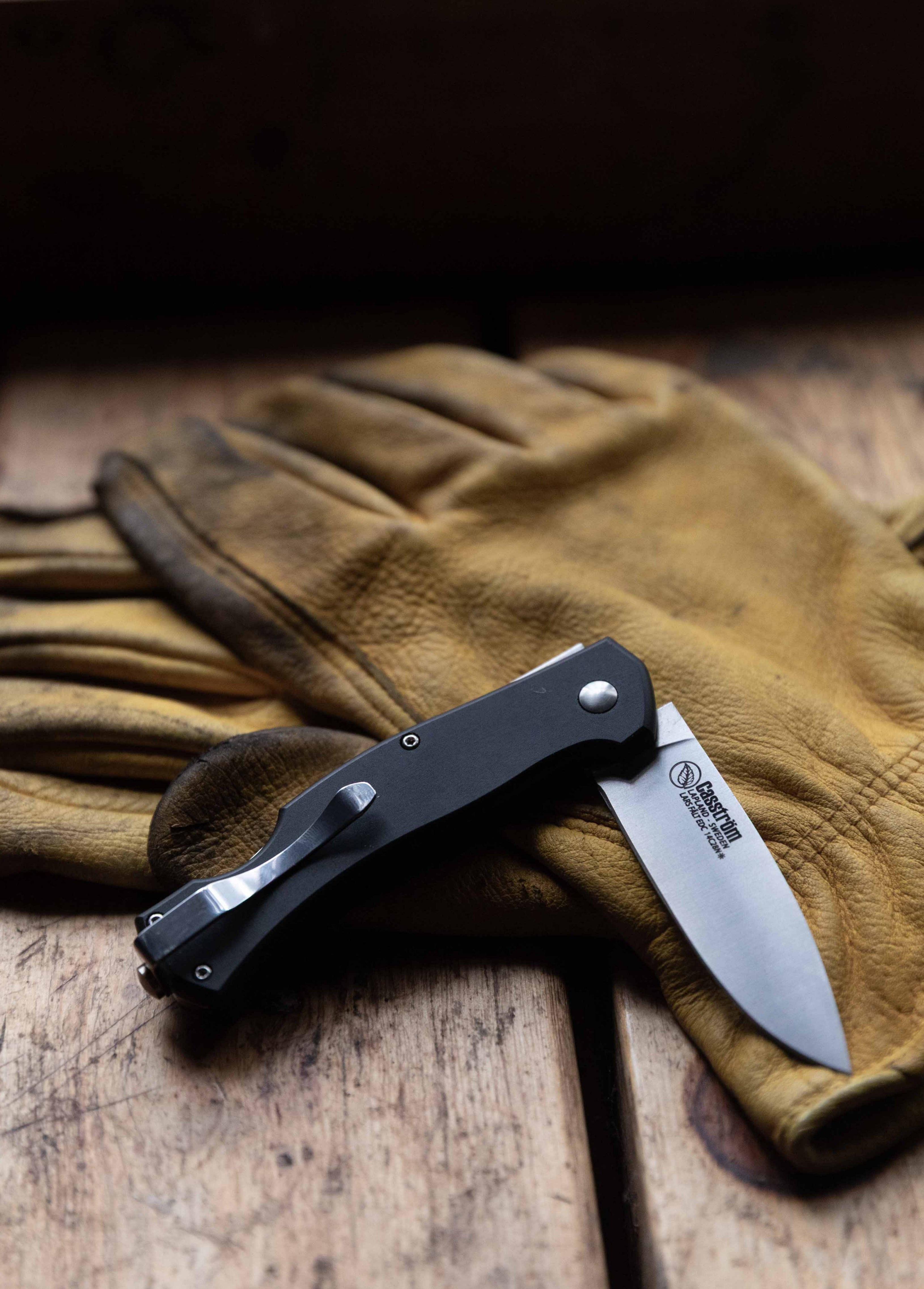 Lars Fält EDC Fällkniv, Raven Black – Casström