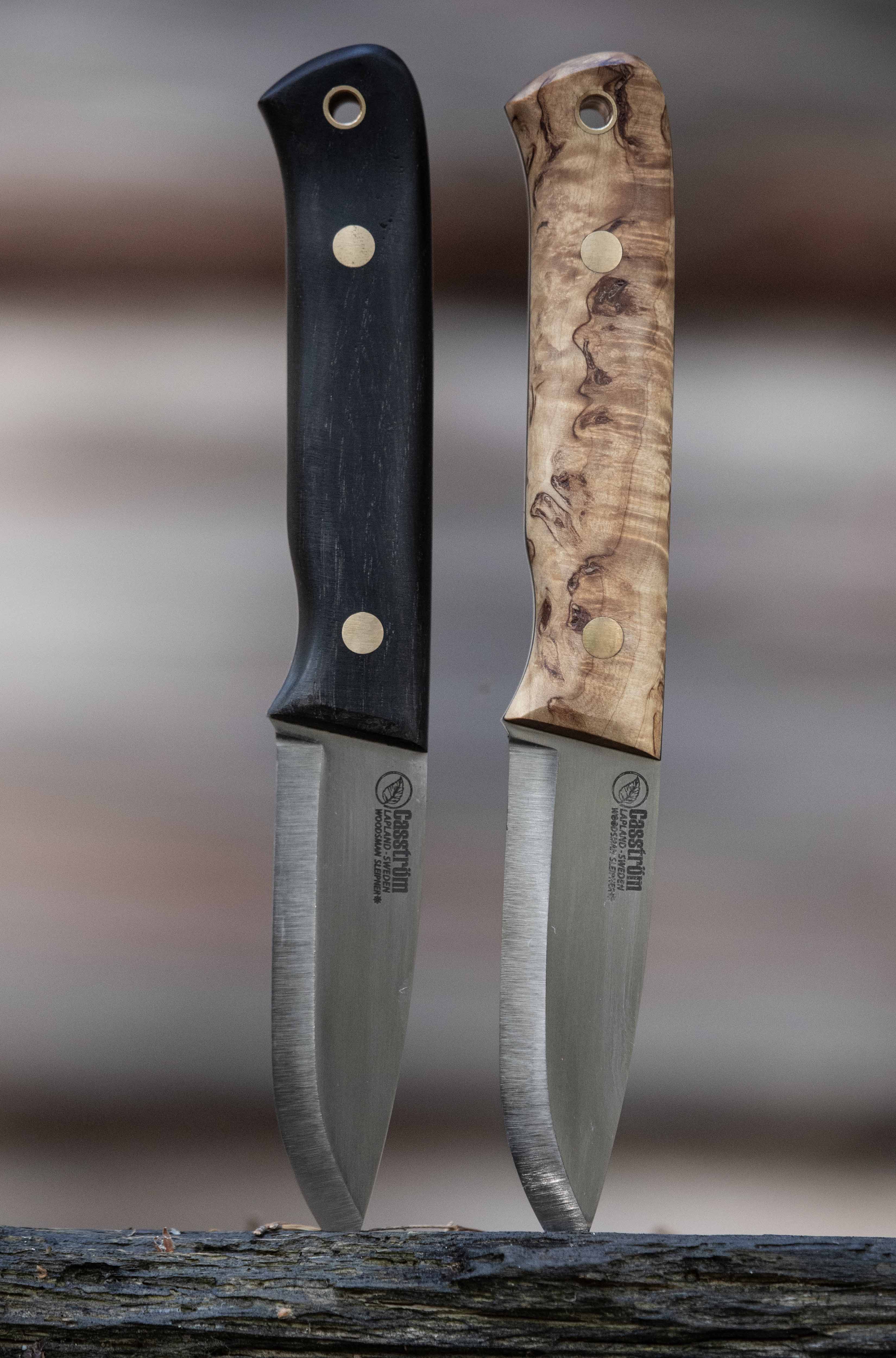 Woodsman Bushcraft Knife | Bog Oak Wood - 5000 years of history