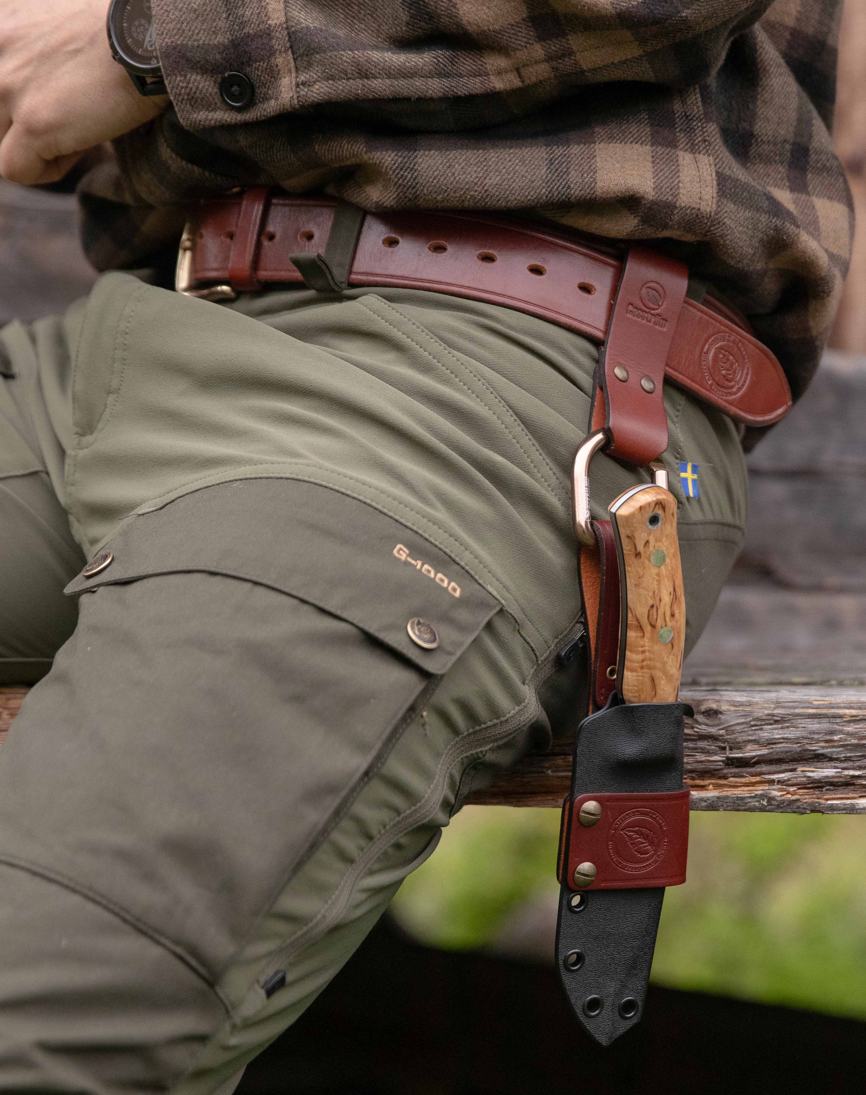 No.10 SFK – Hi Viz Orange Hunting & Fishing Knife, 14C28N Blade