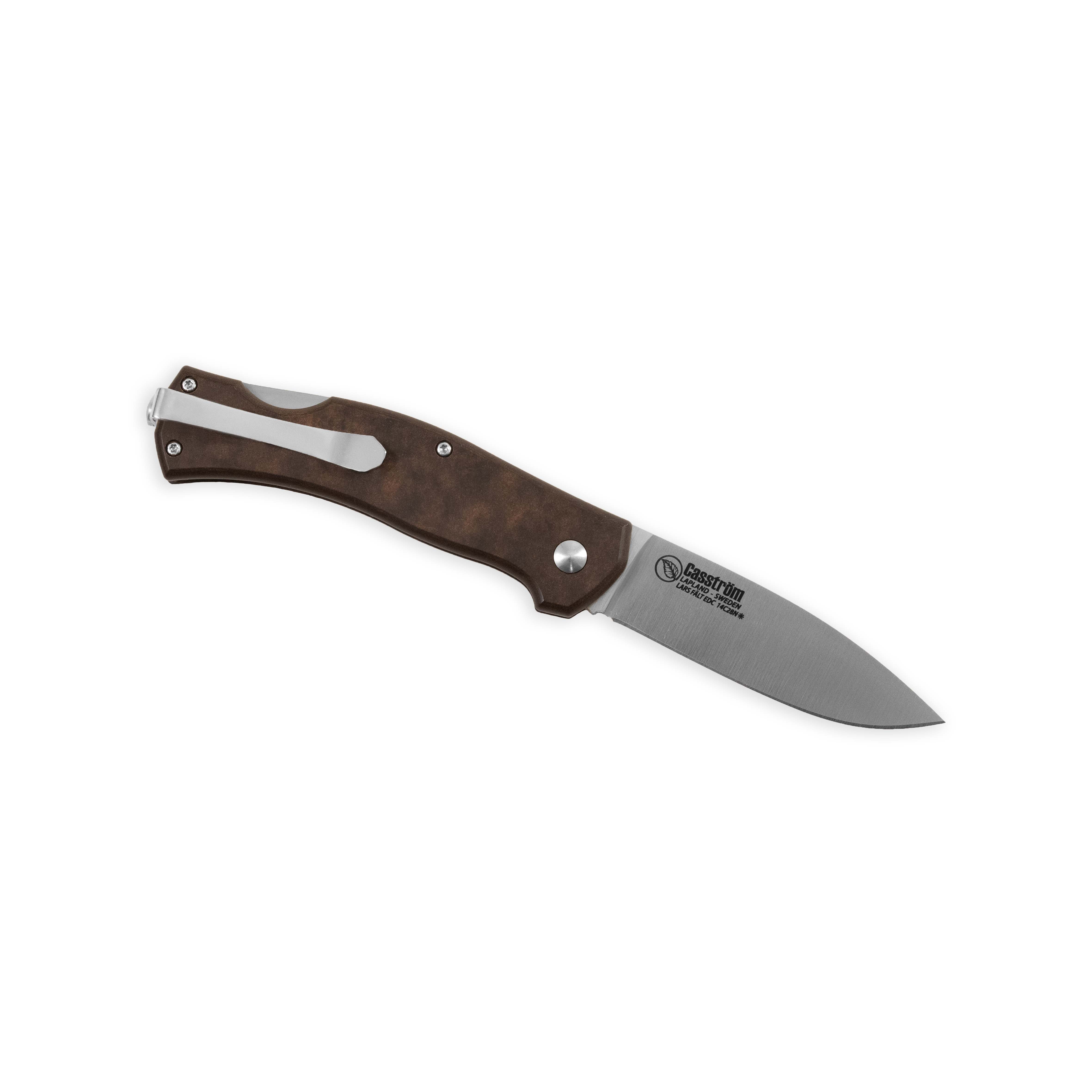 Lars Fält EDC Fällkniv, Coffee Brown – Casström