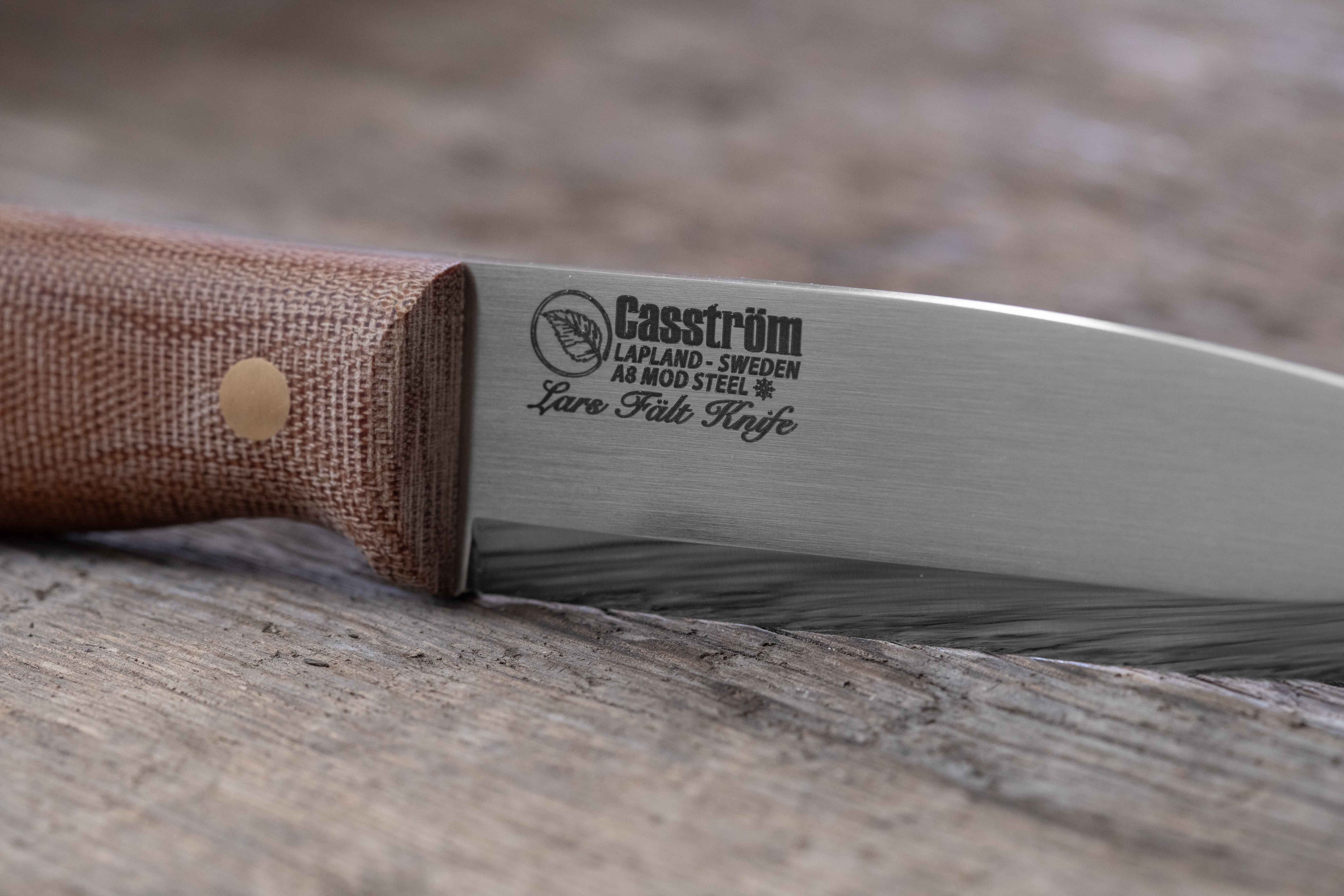 Lars Fält Knife - Tough A8 Mod steel for the outdoors – Casström