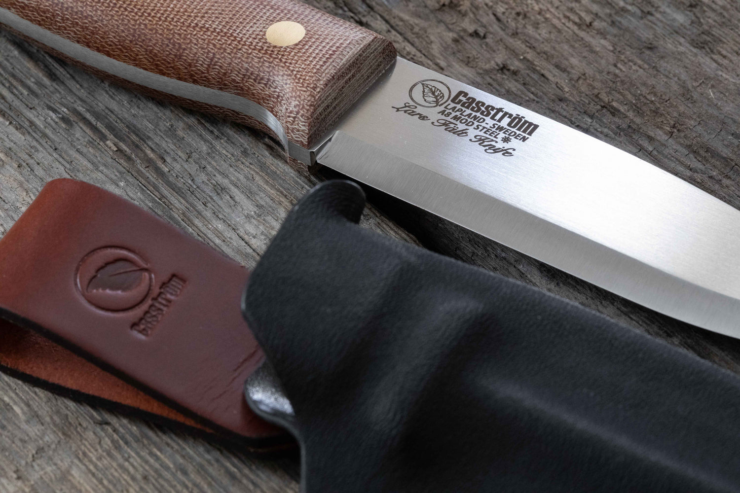 Lars Fält Knife - Natur Canvas Micarta