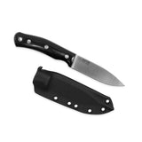 No.10 SFK, Svart micarta, Rostfritt, Kydex