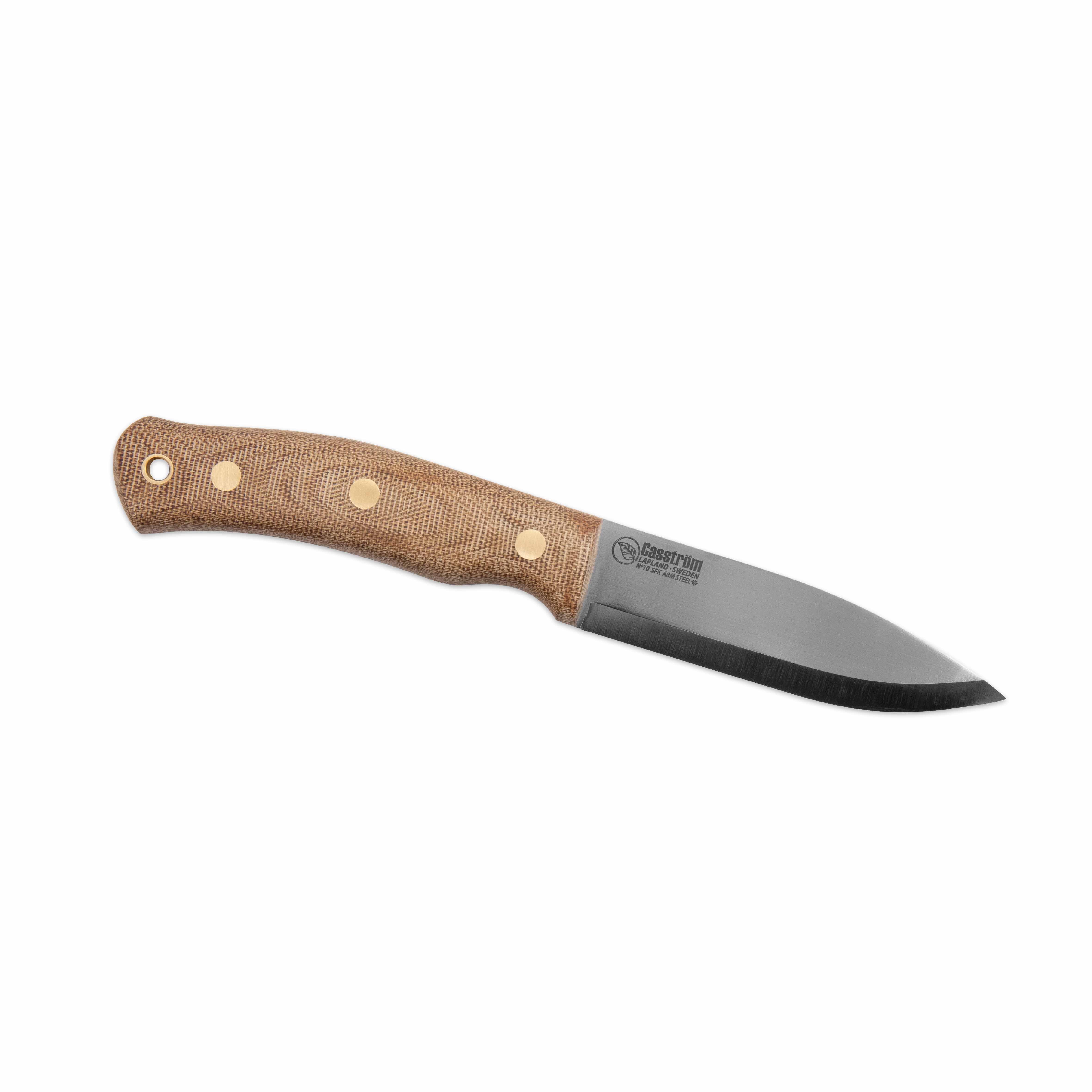 No.10 SFK - Canvas micarta - A8 mod steel - A solid wilderness