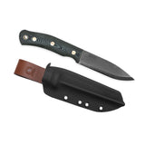 No.10 SFK, Green micarta, Tool steel, Kydex
