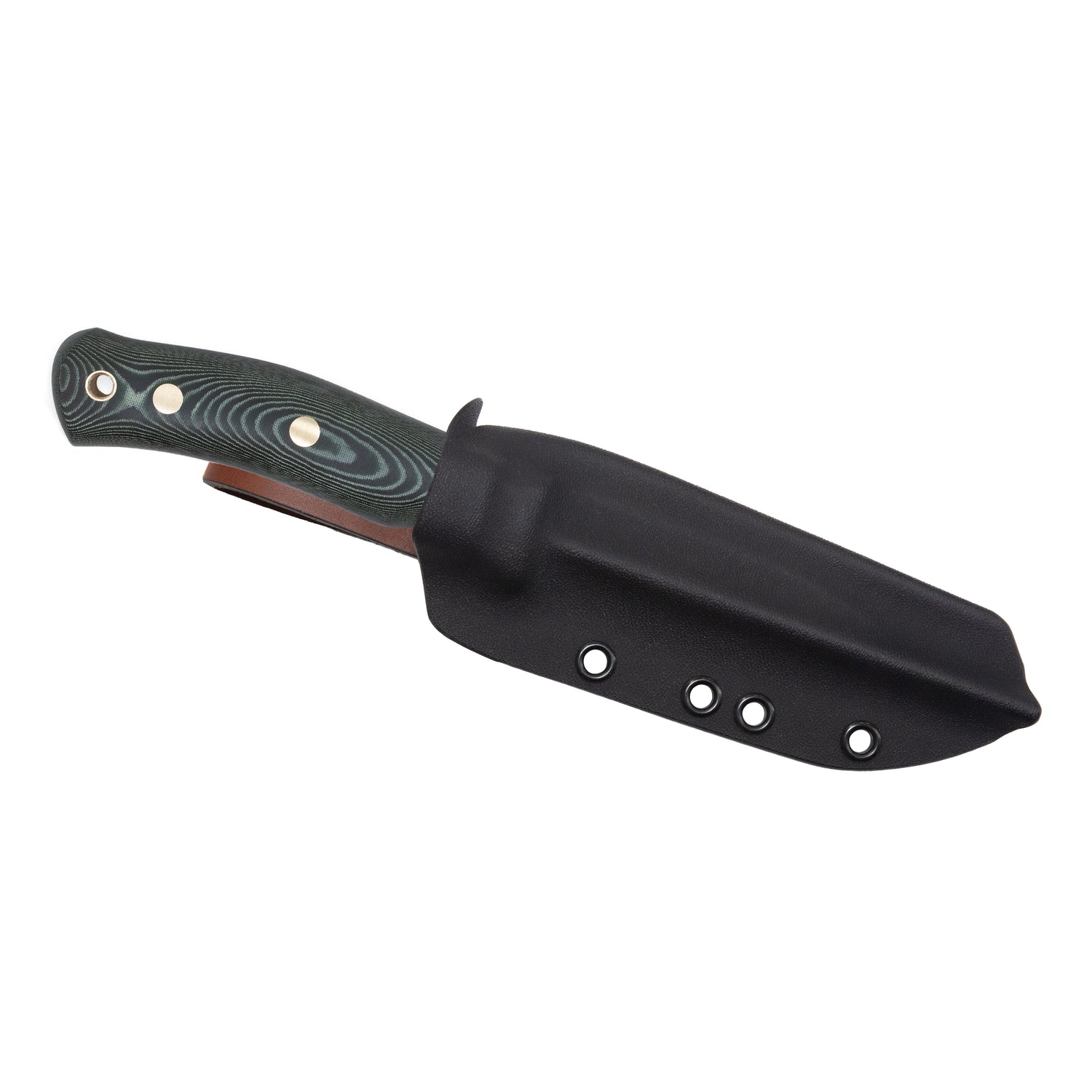 No.10 SFK, Green micarta, Tool steel, Kydex