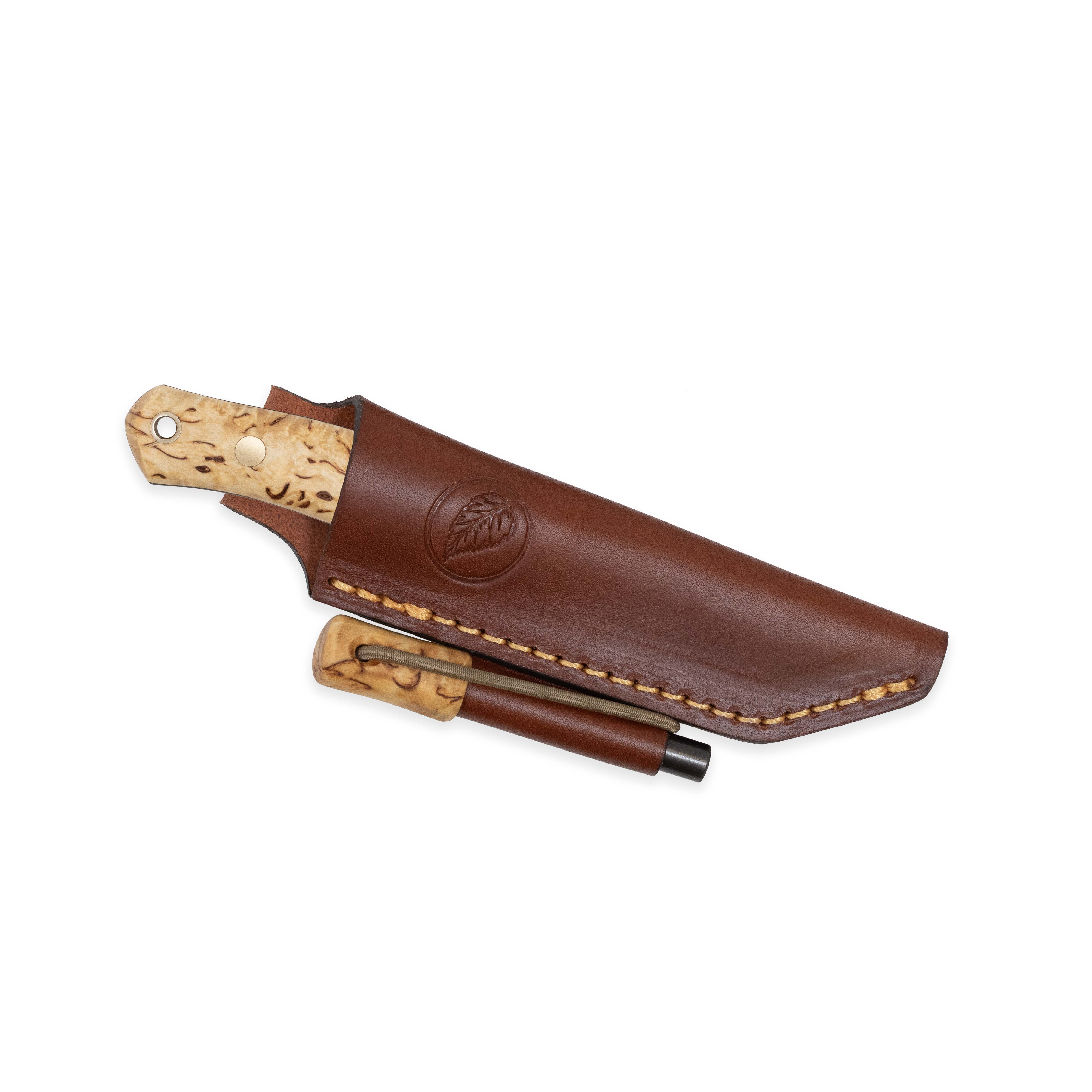 No.8 SFK - Versatile camp knife in curly birch – Casström