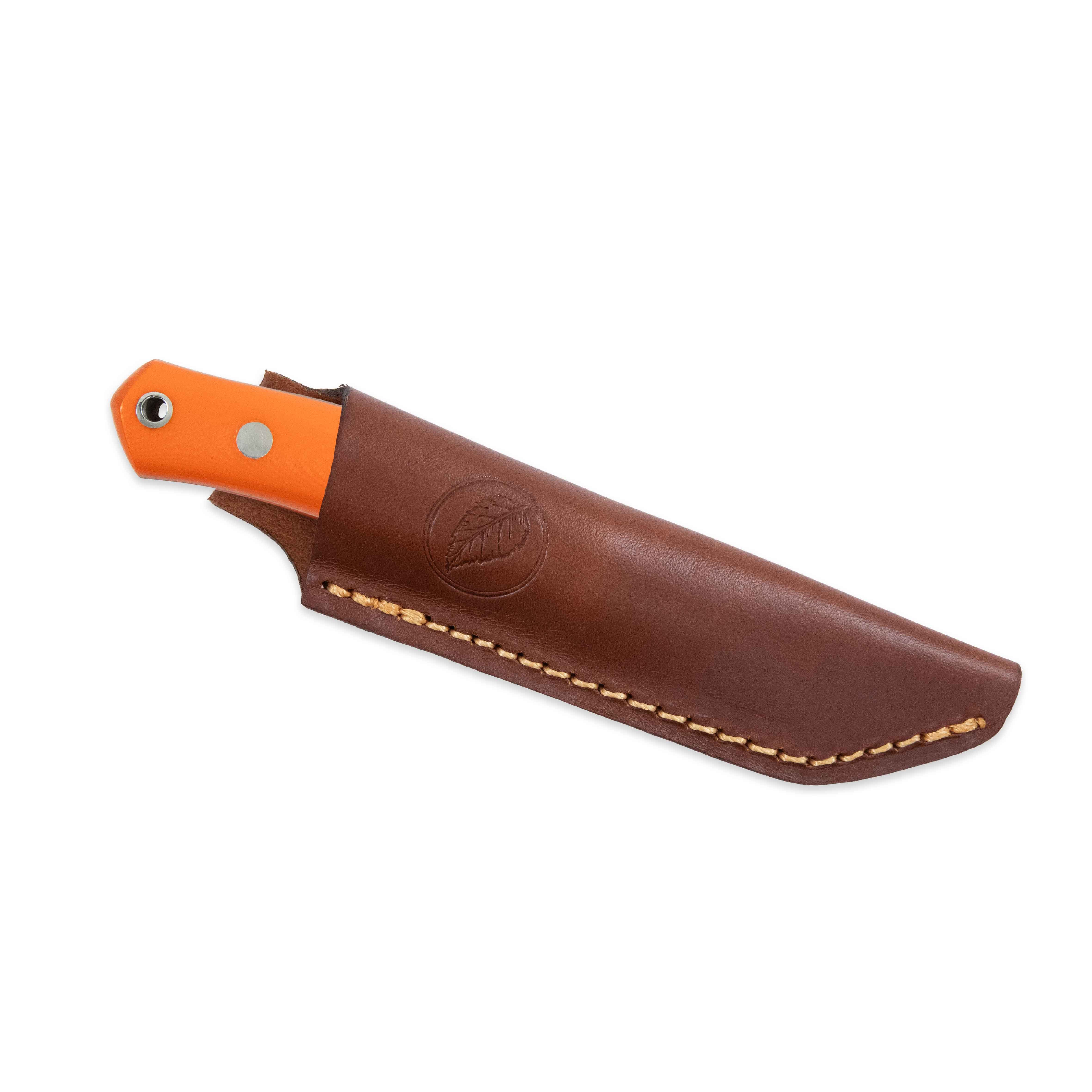 No. 8 SFK, Orange G10, Flat Grind – Casström